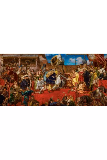 Puzzle 4000 el. The Prussian Homage Hod Pruski Jan Matejko Castorland