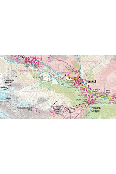 Mapa trekkingowa Elbrus 1:50 000