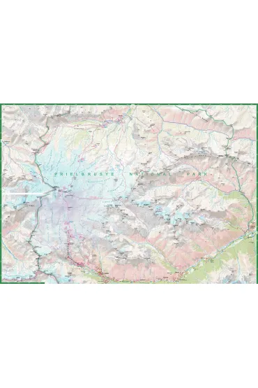 Mapa trekkingowa Elbrus 1:50 000