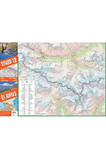 Mapa trekkingowa Elbrus 1:50 000