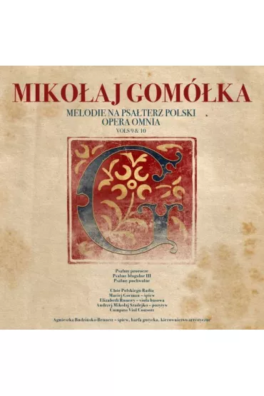 Miko�aj Gom�ka - Melodie na psa�terz polski vol 5 (9-10) (2 CD)