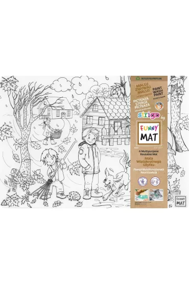 Strigo Funny Mat White recycled - Jesie� 48x33.5 cm