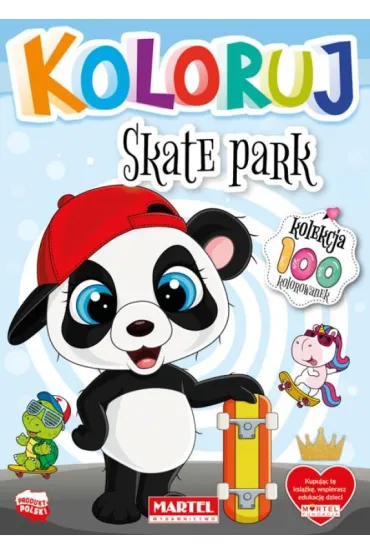 Skate park. Koloruj