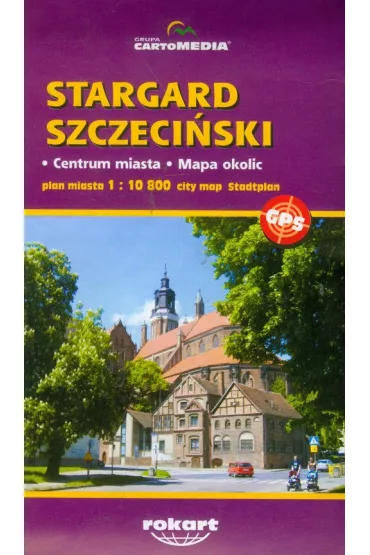 Plan miasta Stargard Szczeci�ski 1:10 800