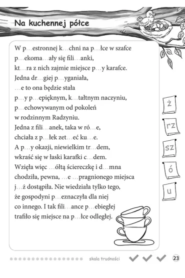 Radosne dyktanda. Klasa 3 - Marta Kurdziel