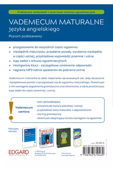 Vademecum maturalne j�zyka angielskiego. Poziom podstawowy