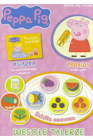 Weso�e talerze bawi� si� i ucz� �winka Peppa