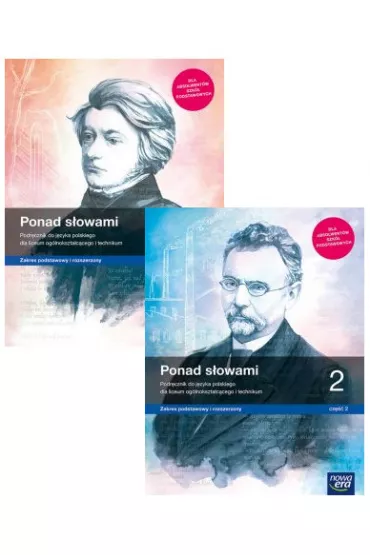 Pakiet Ponad sowami 2. Cz 1 i 2. Podrcznik do jzyka polskiego dla liceum oglnoksztaccego i technikum. Zakres podstawowy i rozszerzony