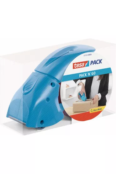 Tesa Dyspenser Pack'N'Go niebieski