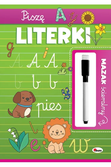 KSIAZECZKA EDUK A4 PISZE LITERKI PISAK SCIER AWM - El�bieta  Korolkiewicz