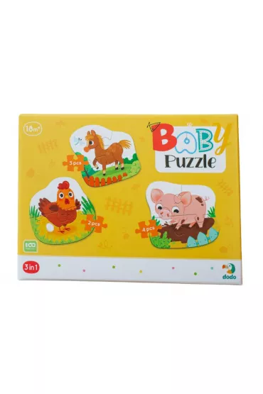 Puzzle 3w1 Dzie� na farmie Maksik