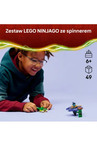LEGO Ninjago Nya kontra zmutowany potw�r na spinnerze 71849