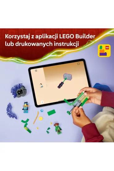 LEGO Ninjago Nya kontra zmutowany potw�r na spinnerze 71849
