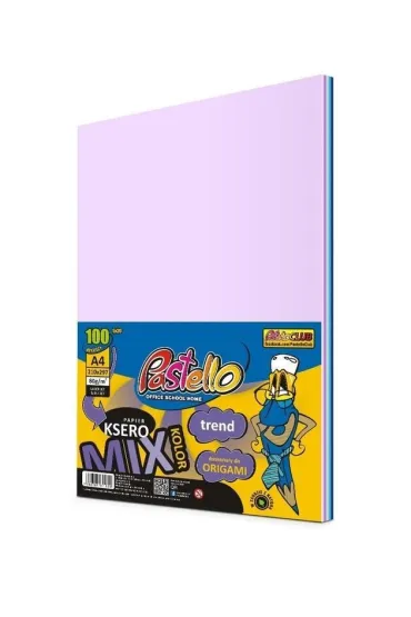 Alfa Pastello Papier ksero A4 niebieskich 80g 100 kartek