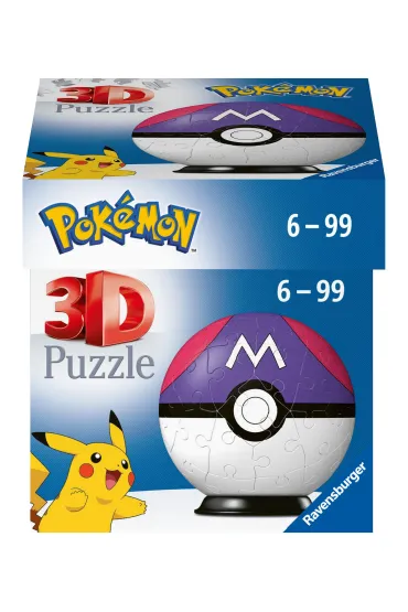 Puzzle 54 el. 3D Pokemon Master Ball Ravensburger