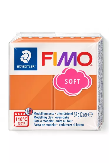 Staedtler Masa plastyczna termoutwardzalna Soft, koniakowa, 57g, kostka