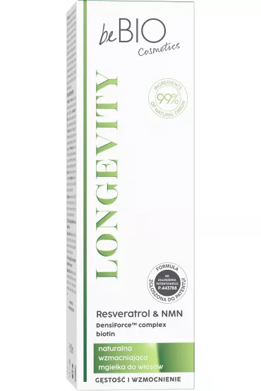 beBIO Ewa Chodakowska Longevity Naturalna regeneruj�ca mgie�ka do w�os�w 100 ml