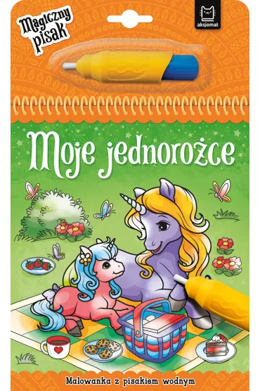 Moje jednoro�ce. Malowanka z pisakiem wodnym