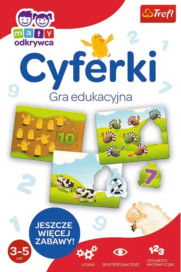 Cyferki. Ma�y Odkrywca Trefl - Monika  Rutkowska-Le�niewska