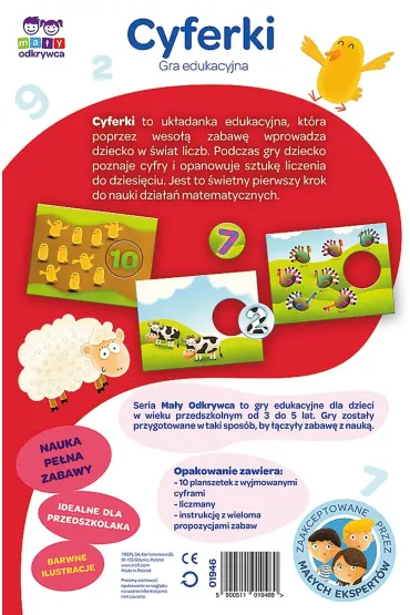 Cyferki. Ma�y Odkrywca Trefl - Monika  Rutkowska-Le�niewska