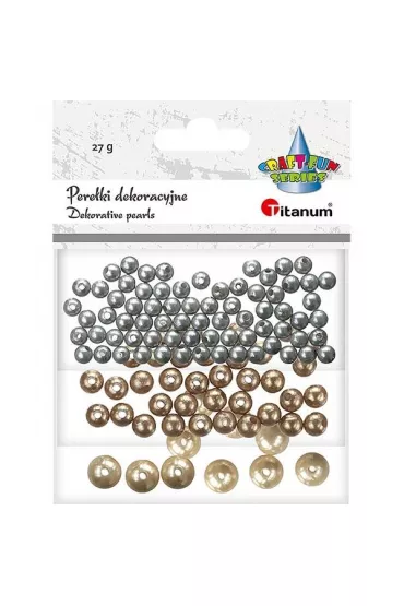 Titanum Pere�ki dekoracyjne plastikowe mix 12 g