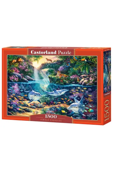 Puzzle 1500 el. D�unglowy raj Castorland