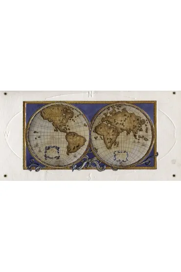 DaVinci Karnet Mapa �wiata G06 42A 317 + koperta 12 x 23 cm