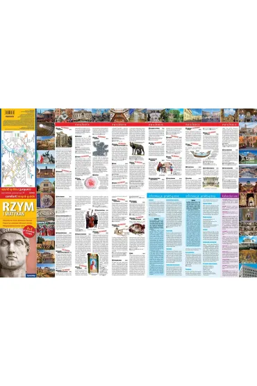 Rzym i Watykan laminowany przewodnik i mapa 2w1 - Katarzyna Romanowska, Kamila Kowalska-Angelelli