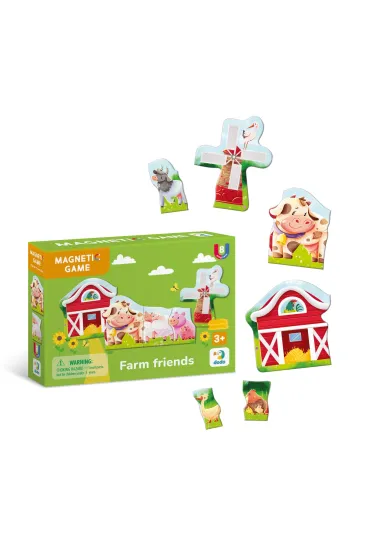 Puzzle Gra magnetyczna - Przyjaciele z farmy Dodo