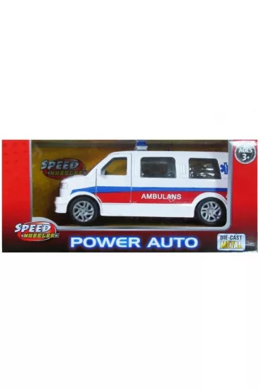Ambulans metalowe auto z d�wi�kiem Swede