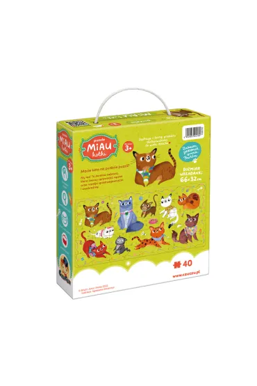 Puzzle 40 el. Miau Kotki Bright Junior Media