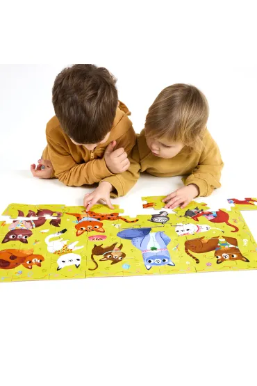 Puzzle 40 el. Miau Kotki Bright Junior Media
