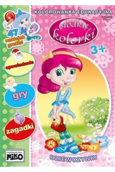 S�odkie kolorki. Dziewczynki - Krzysztof Kope�