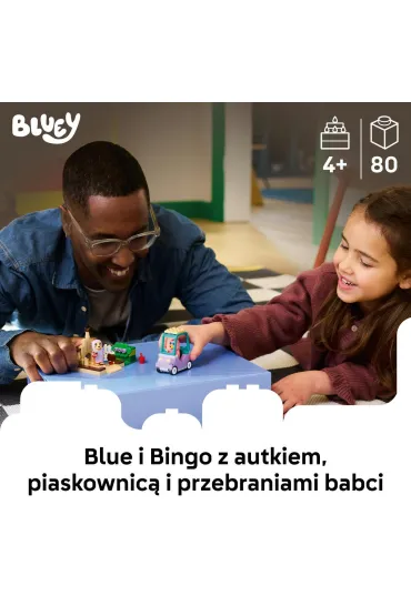 LEGO Bluey Babunie z Bingo i Blue 11216