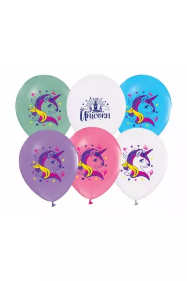 Godan Balony Jednoro�ce, 12 / 5 szt.
