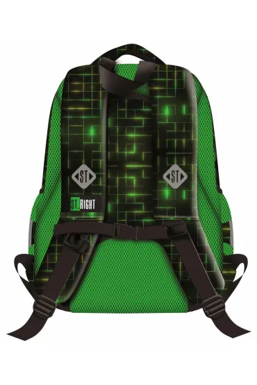 St. Majewski Plecak 3-komorowy Neon Pad