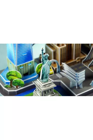 Puzzle 3D 123 el. City Line. New York City Cubic Fun