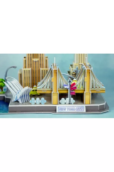 Puzzle 3D 123 el. City Line. New York City Cubic Fun