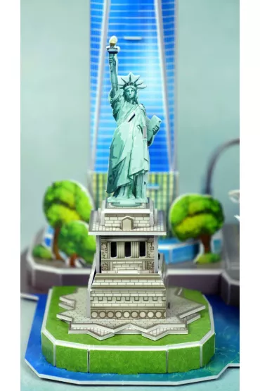 Puzzle 3D 123 el. City Line. New York City Cubic Fun