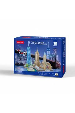 Puzzle 3D 123 el. City Line. New York City Cubic Fun