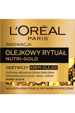 LOreal Paris Nutri-Gold Olejkowy Rytua odywczy krem-olejek skra sucha 50 ml