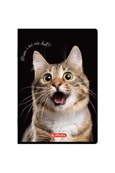 Herlitz Zeszyt A5 Crazy Animal z marginesem kratka 60 kartek