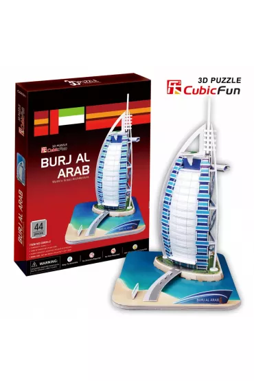 Puzzle 3D 37 el. Burj Al Arab Cubic Fun