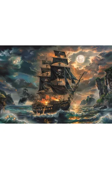 Puzzle 300 el. Super Pirets Clementoni
