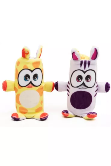 Dublusie – dwustronne Maskotki - �yrafa/zebra Epee