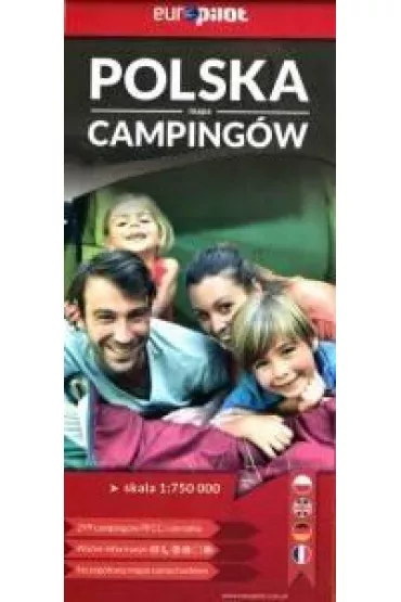 Polska mapa camping�w Europilot 1:750 000