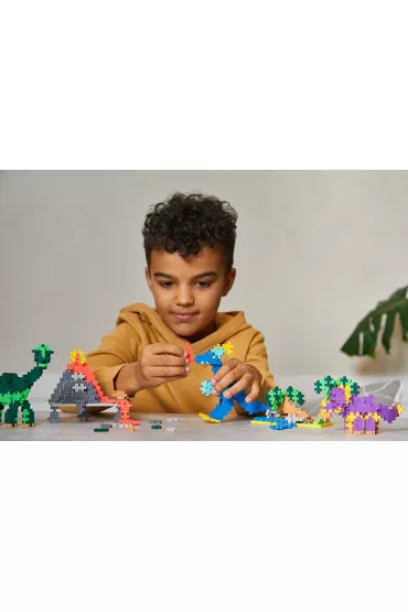Plus Plus. Klock. i Naucz si� budowa�. Dinozaury 600 element�w