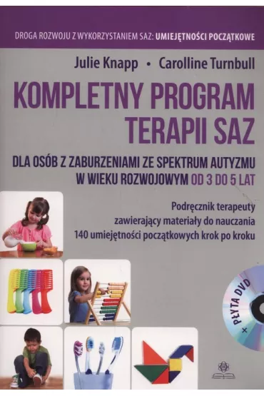 Kompletny program terapii SAZ 3-5 lat podr. + DVD - Julie Knapp, Caroline Turnbull