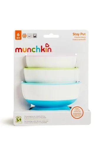 Miseczki Munchkin z przyssawk� 3 sztuki