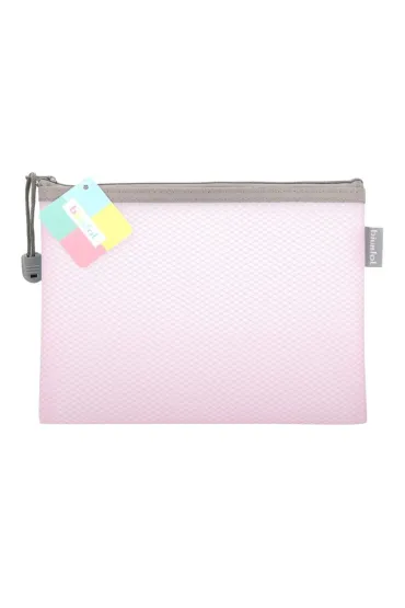 Biurfol Saszetka na zamek A5 EVA pastel r�owy